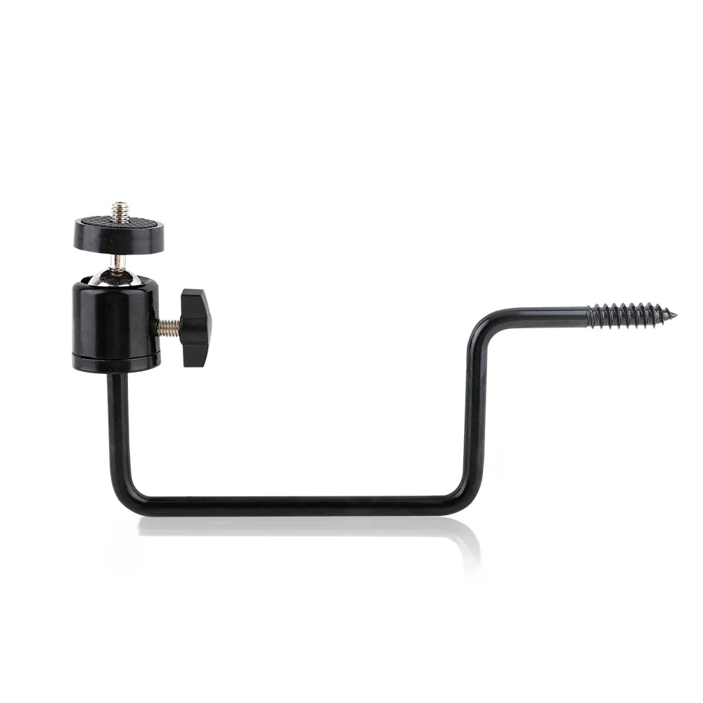 CS01 support de montage à vis d'arbre pour caméras de piste de chasse 1/4 pouces caméra de sécurité support à vis bâton pour caméra de faune forestière
