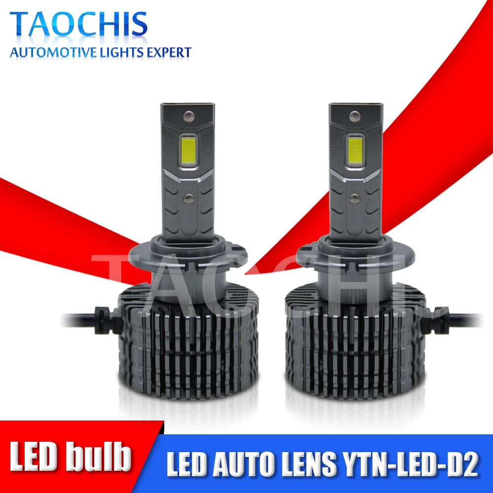 

TAOCHIS 2PC YTN D1 D2 D3 D4 35W Car Headlights LED Auto Lens Canbus LED Chip Bulb 6000k for VW Passat for BMW e46 Audi Q5 A4L