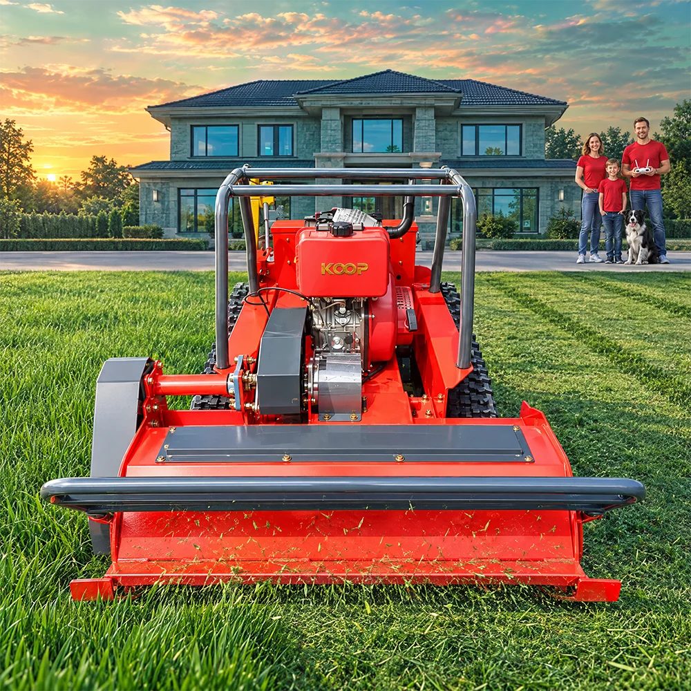 All Terrain Multi Functional Customized Lawn Mower Wide Cutting Range Long Remote Control Distance Trusted by Global Buyers