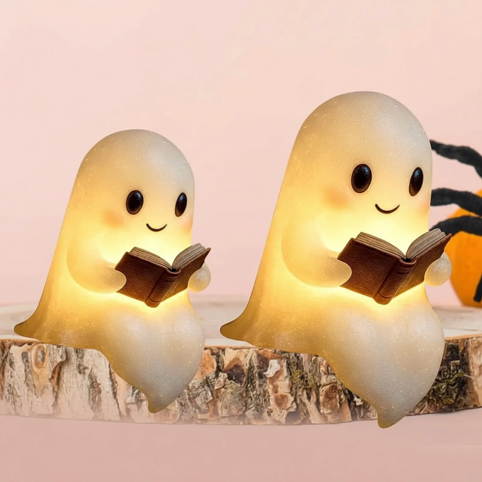 الراتنج شبح ضوء الليل قابلة للشحن الاطفال أباجورة للمنزل غرفة المعيشة غرفة نوم عطلة الديكور هالوين زخرفة