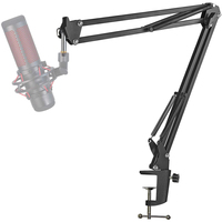 Mic Stand For Hyperx Quadcast Professional Adjustable Scissor Microphone Boom Arm Compatible with Hyperx Quadcast S Microphones