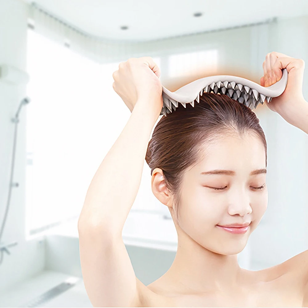 Alpax Ultra-scalp massage brush head massage shampoo brush