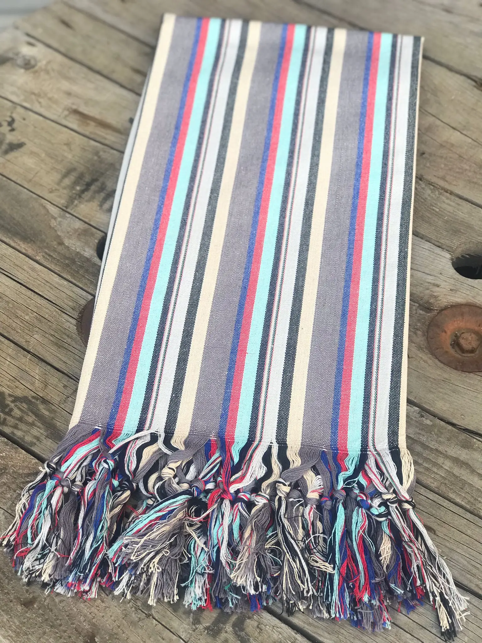 Turkish Cotton Peshtemal Towel-Artisan Woven Fouta Peshtemal Turkish Spa Bath Hammam Beach Towel