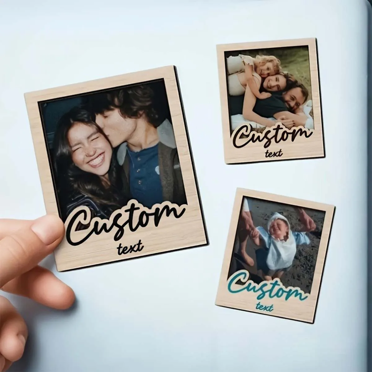 Image of Personalisierte Fotomagnete, personalisierte Rahmenmagnete, Jubiläumsgeschenke, Geschenke für Paare, Geschenke für beste Freunde/nahe Freunde