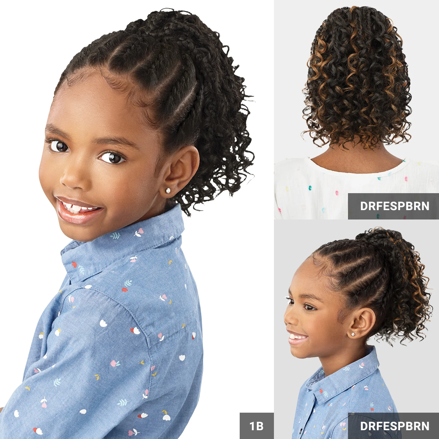 ضفائر على شكل ذيل حصان صناعية برباط من Outre مقاس 10 بوصات