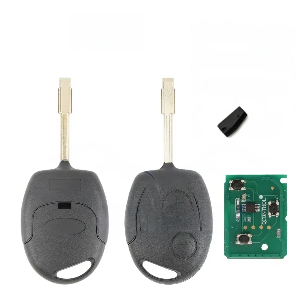 Clé de voiture à distance pour Ford ATIC Co, phare, remplacement de la puce, 3 boutons, FO21, HU101, lame, vention 55WK47899, 315-433 successifs Z 4D63