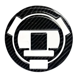 3D Carbon Fiber Fuel Tank Filler Cap Cover Stickers Decals Motorcycles For BMW R1200GS F800GS F650GS S1000RR F800S F800ST