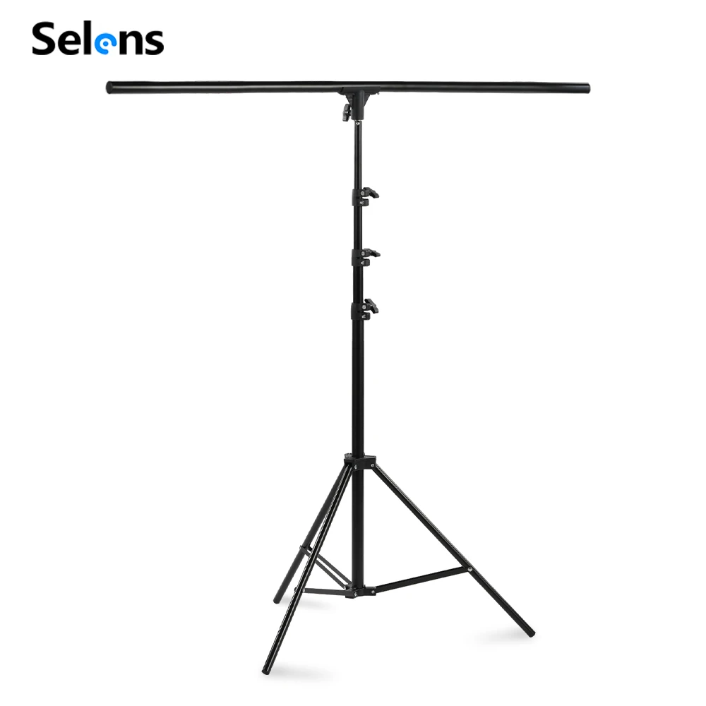 Hot T-Shape Background Support Metal Material Photography Backdrop Stand 150x250mm 200x250mm Size For Fixed Shooting Background