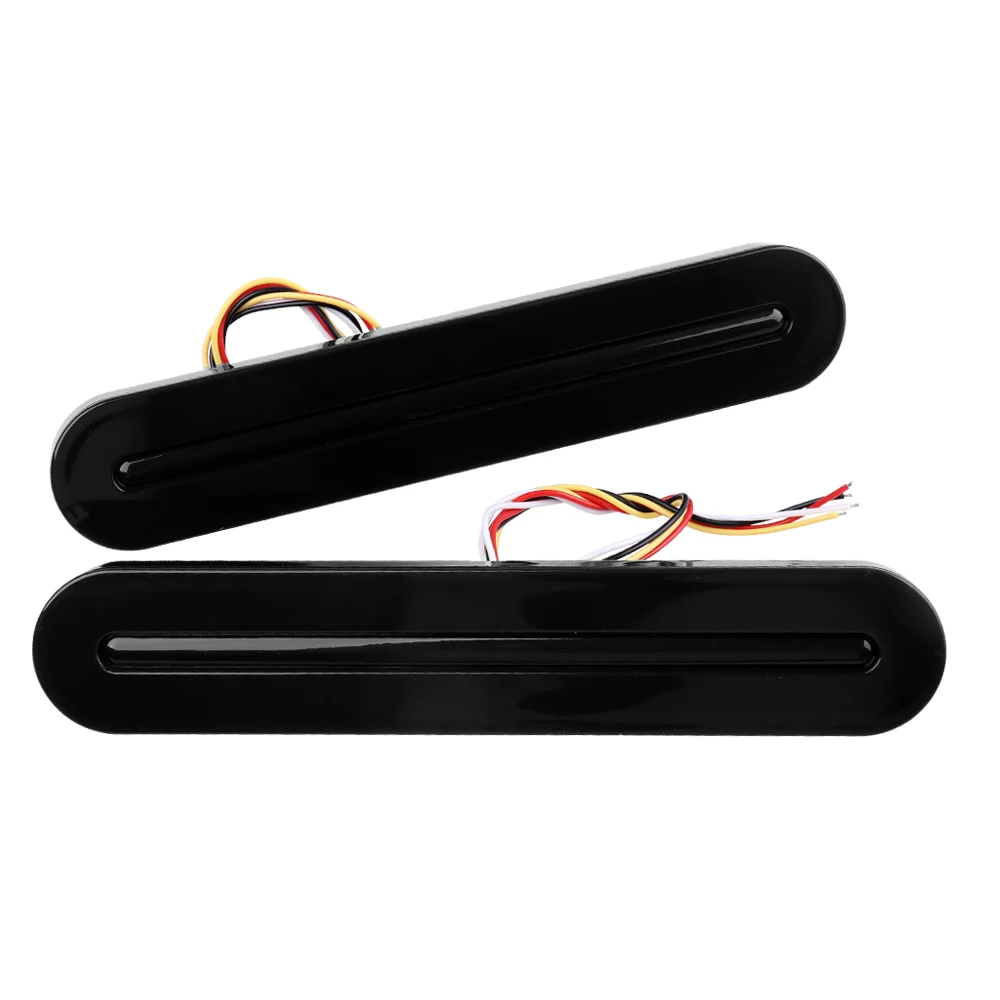 2PCS 100 LED Trailer Turn Signals Brake Lights DRL Light Bar Brake Stop Tail Strip for Motorcycle Car Truck Waterproof 12V 24V