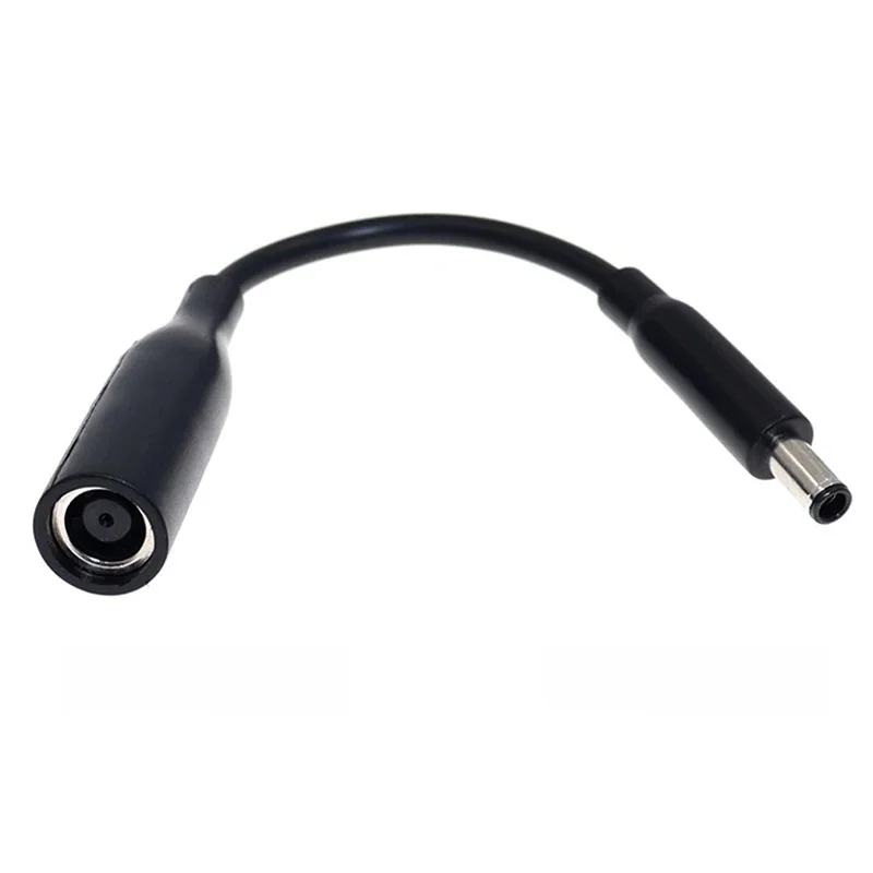 Do laptopa Dell konwerter zasilania prądem stałym kabel adaptera przewód 7.4x5.0 żeński na 4.5x3.0mm męski krótki kabel Dropshipping — zdjęcie 2