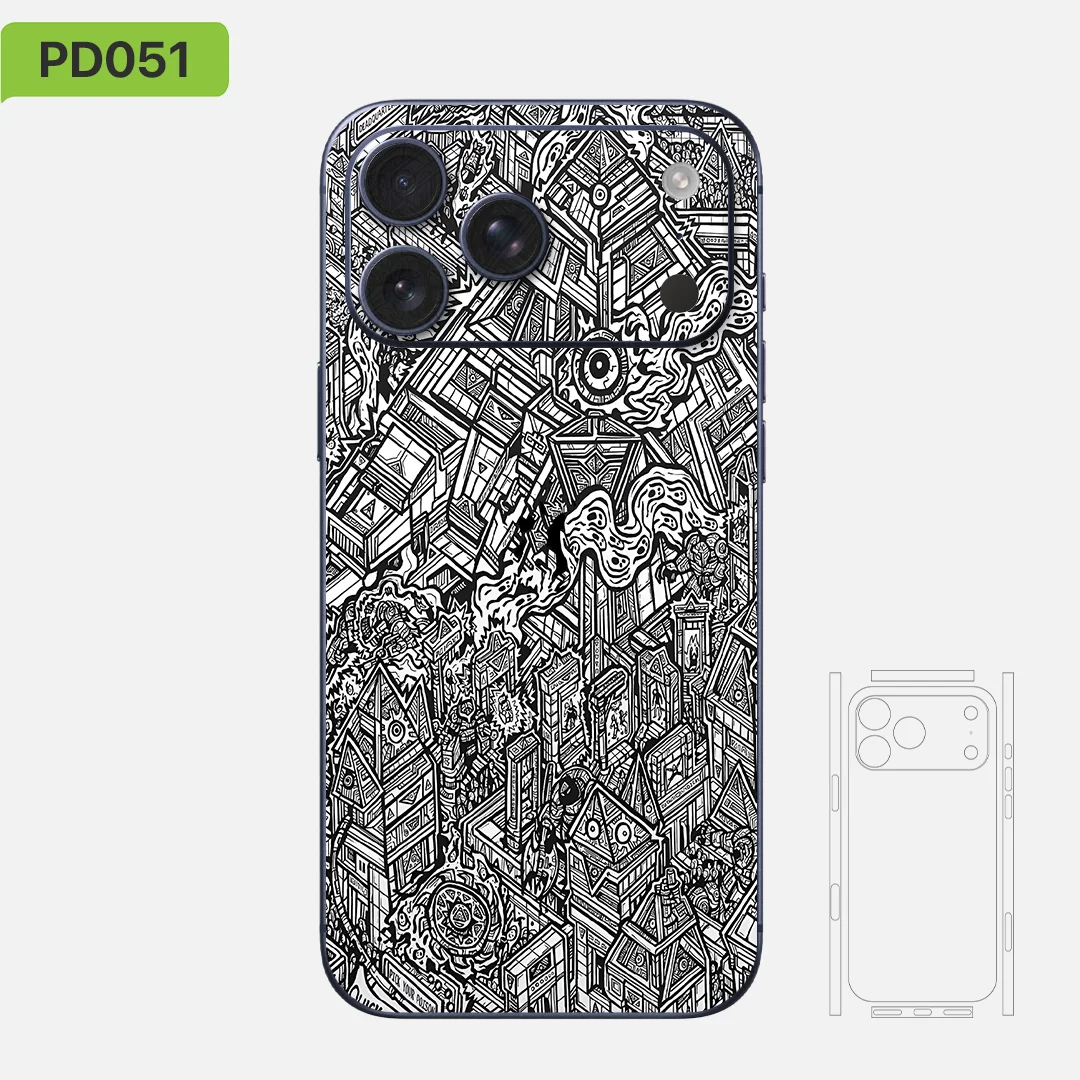 فينيل غلاف جلدي ممتاز لهاتف آيفون 17 16 15 14 13، من جلود نيكسا، ملصق حماية، IP003