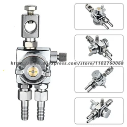 Spray Gun ST-5 ST-6, 0.5mm 1.0mm 1.3mm 2.0mm Mini Automatic Air Paint Spray Gun Die Casting,Japan ST-5R ST-6R Small Painting Gun