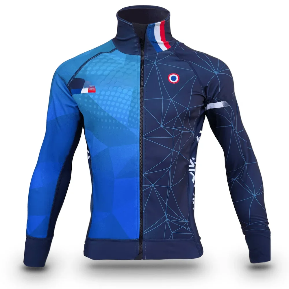 AliExpress BJORKA 2022 Winter Cycling Men's Long Sleeve Thermal Fleece France/Italy/Swiss/Belgium Jersey Chaqueta