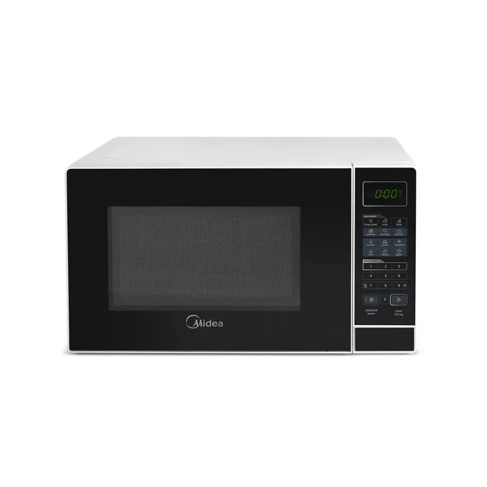 Microwave 20L Black Door White Minute Facil Midea Cras22-220V