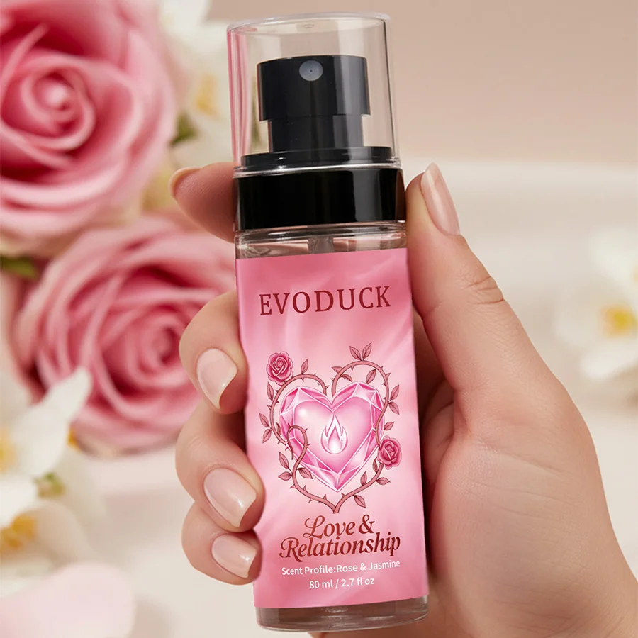 

80ml Perfume Body Deodorant Spray, Air Freshener, Law of Attraction Love Manifestation Energy Long-lasting Natural Fragrance