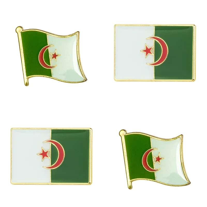 Drapeau algérien Pin Revers Pin Danemark ge Broche Eugène KS-0002