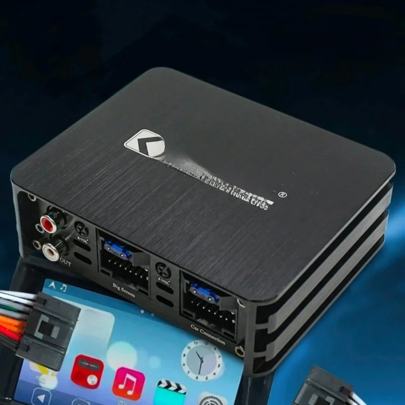 Klasse AB 4-kanaals auto DSP-versterker RMS 4 * 60W Automotive audiosysteem Gewijd Android groot scherm Systeemversterker - afbeelding 2
