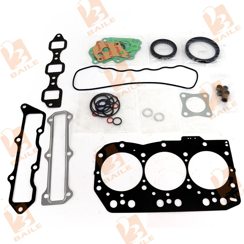 Full Gasket Set For Yanmar 3TNE82 3TNE82A  Engine Parts