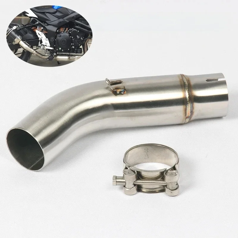 Pour Suzuki GSR 750 GSX-S750 2015-2022 Moto Accessible Silencieux Milieu Lien allergique Tuyau Slip on