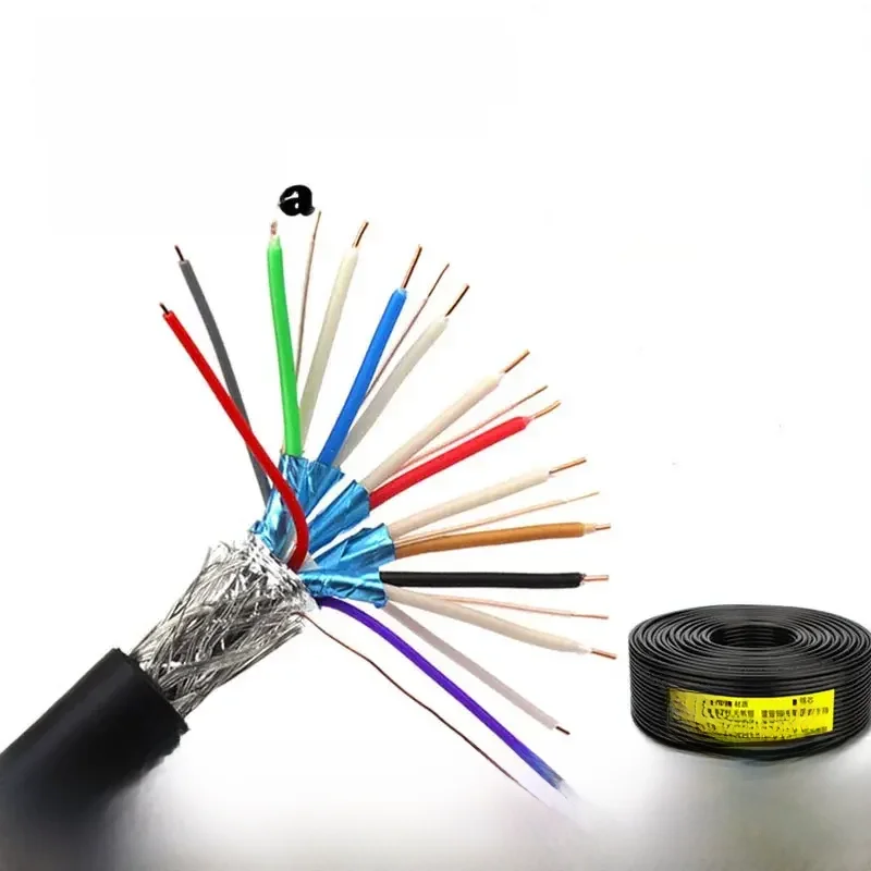 19-pinowy miedziany kabel kompatybilny z HDMI wersja 2.0 4K HDMI drut konstrukcyjny wbudowana okablowanie DIY linia spawalnicza 24/16/28/30AWG 1 metr — zdjęcie 2