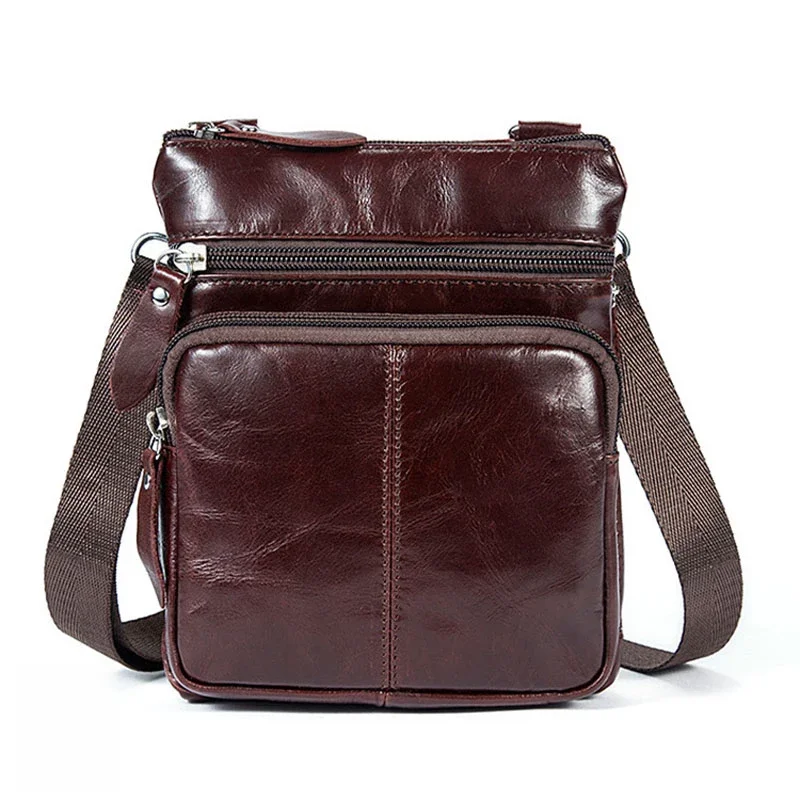 Torba na ramię damska torba męska Crossbody prawdziwej skóry praca w biurze teczka biznesowa na torebkę męskie Portafolio Retro 2020 — zdjęcie 2