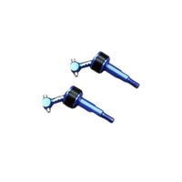 RC-Aurora ARR Wide Crooked Angle Universal Shaft For Mini-Z (6061 Blue 1Pair) MW-003-BP