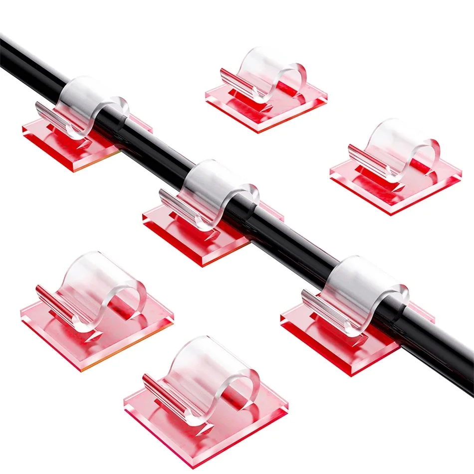 Clip de lumière de noël d'intérieur 30 pièces, dispositif d'enroulement de fil, clip décoratif, support de gestion de fil de charge, accessoires d'éclairage