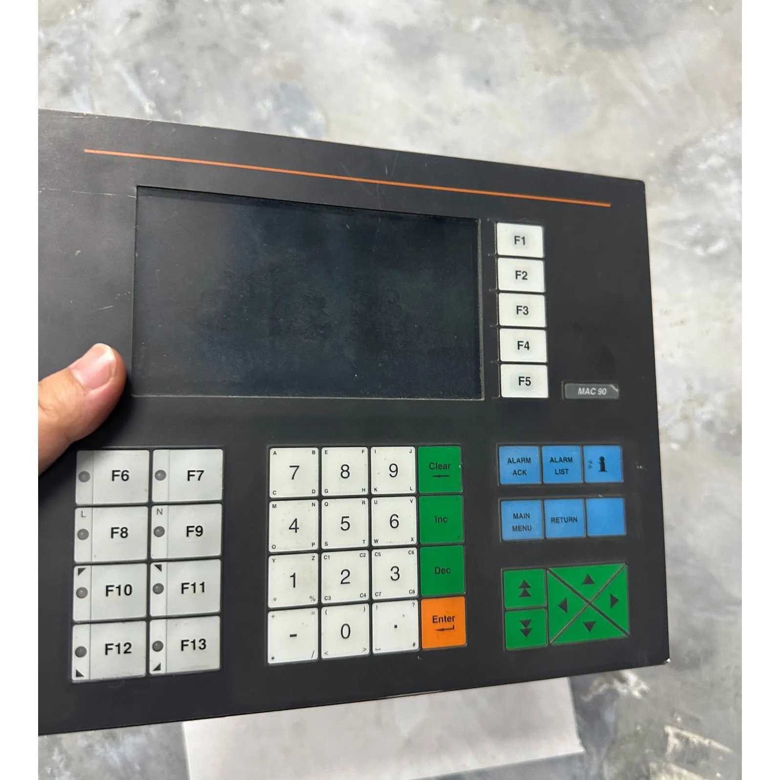 MAC90 00950C Touch panel Screen used in good condition