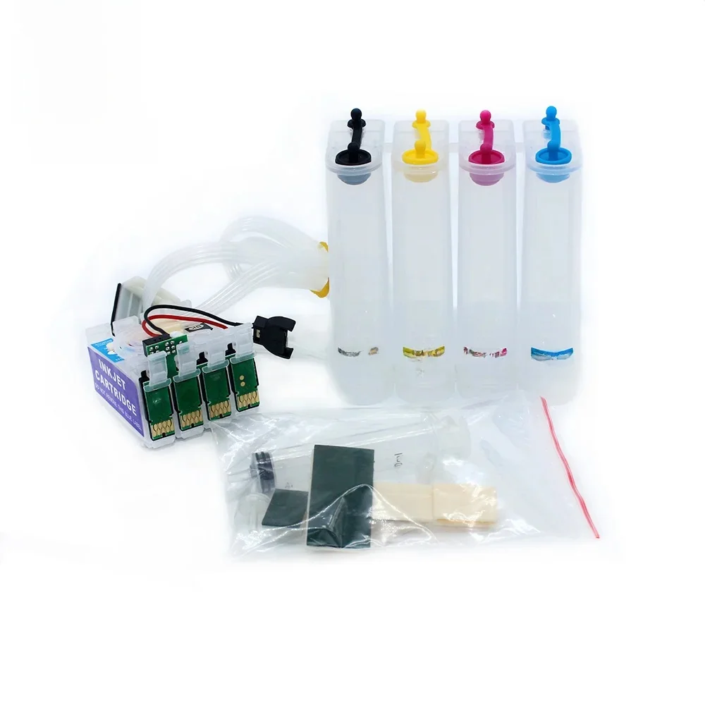 Cartouche d'encre CISS EUR 604 604XL, puce ARC pour Epson XP4200 XP4205 WF2930 WF2935 WF2910 WF2950 XP2200 XP2205 XP3200 XP3205