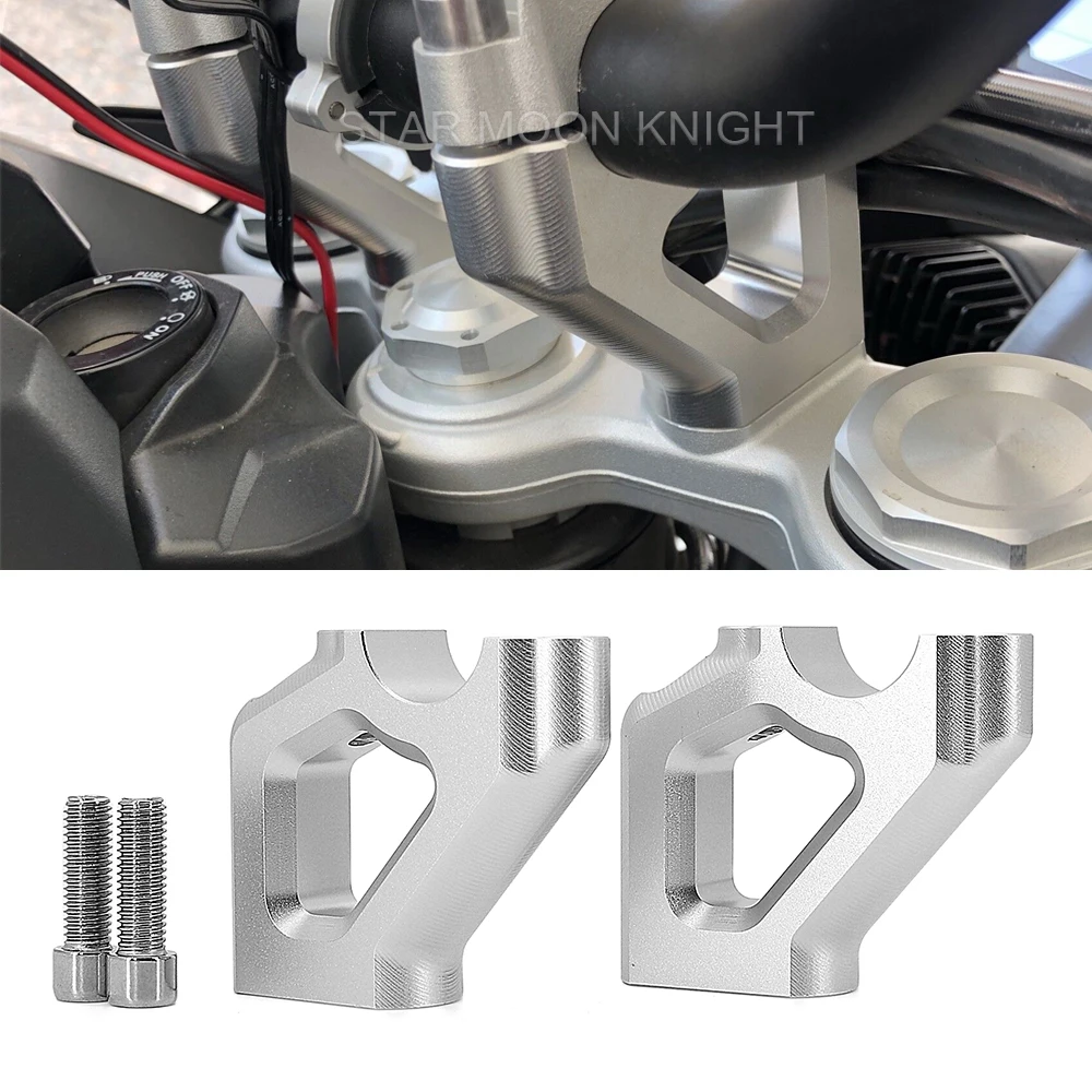 Tiger 1200 XCA XC With Offset Handlebar Riser For Tiger 1200 Explorer XRX XRT XRC XR Lift Height 20mm Handle Bar Risers Adapter