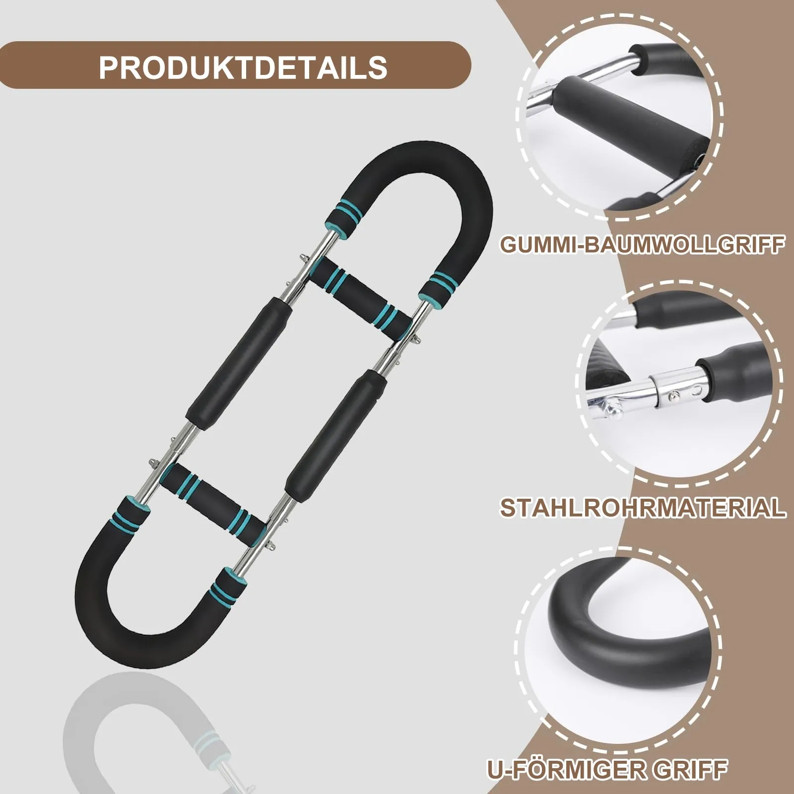 Adjustable Resistance Arm Exercise Equipment for Home Gym