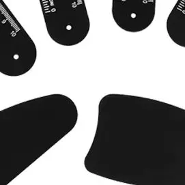 

1Pcs Dental Intraoral Photography Orthodontic Black Background Plate for Clear Imaging