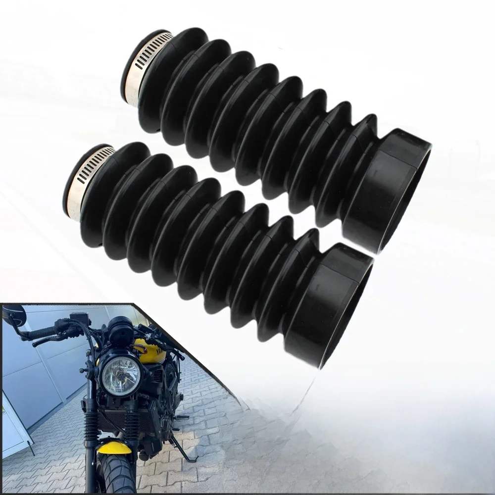 Bottes de fourche avant de moto pour Yamaha XSR700 XSR 700 16-22, guêtres urbaines Pure Scrambler, bottes Gators, protection contre les chocs, caoutchouc anti-poussière