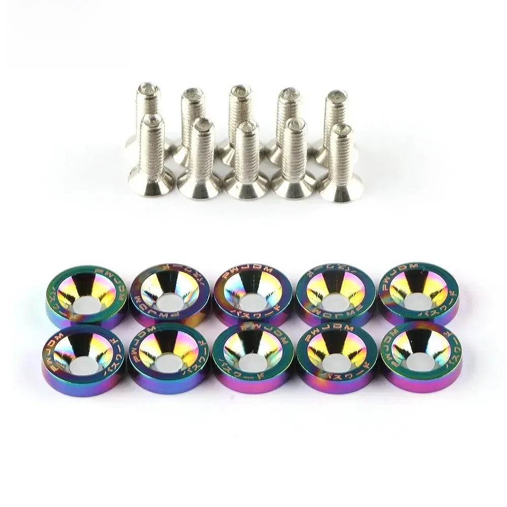 Vis de fixation pour Scooter, 10 pièces, rondelles de vis de barre de poignée pour Dualtron 1 2 3 Thunder Eagel Ultra Zero 9 Kaabo pièces