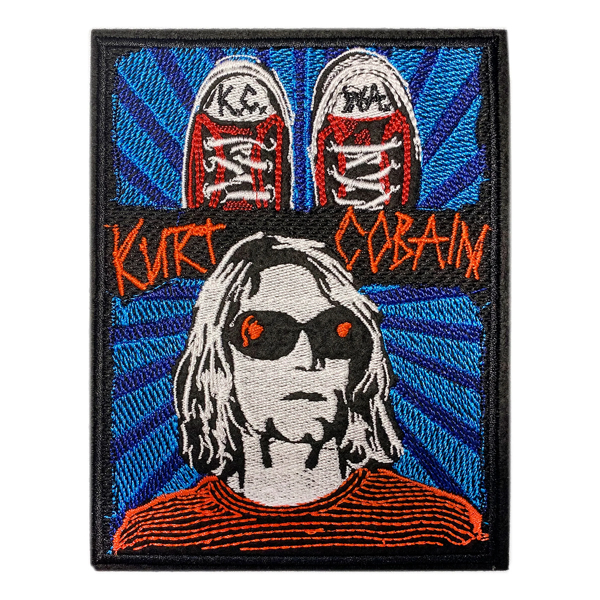 Kurt Patch: The Authentic Nirvana Chevron Patch for True Fans and Vintage Apparel Enthusiasts