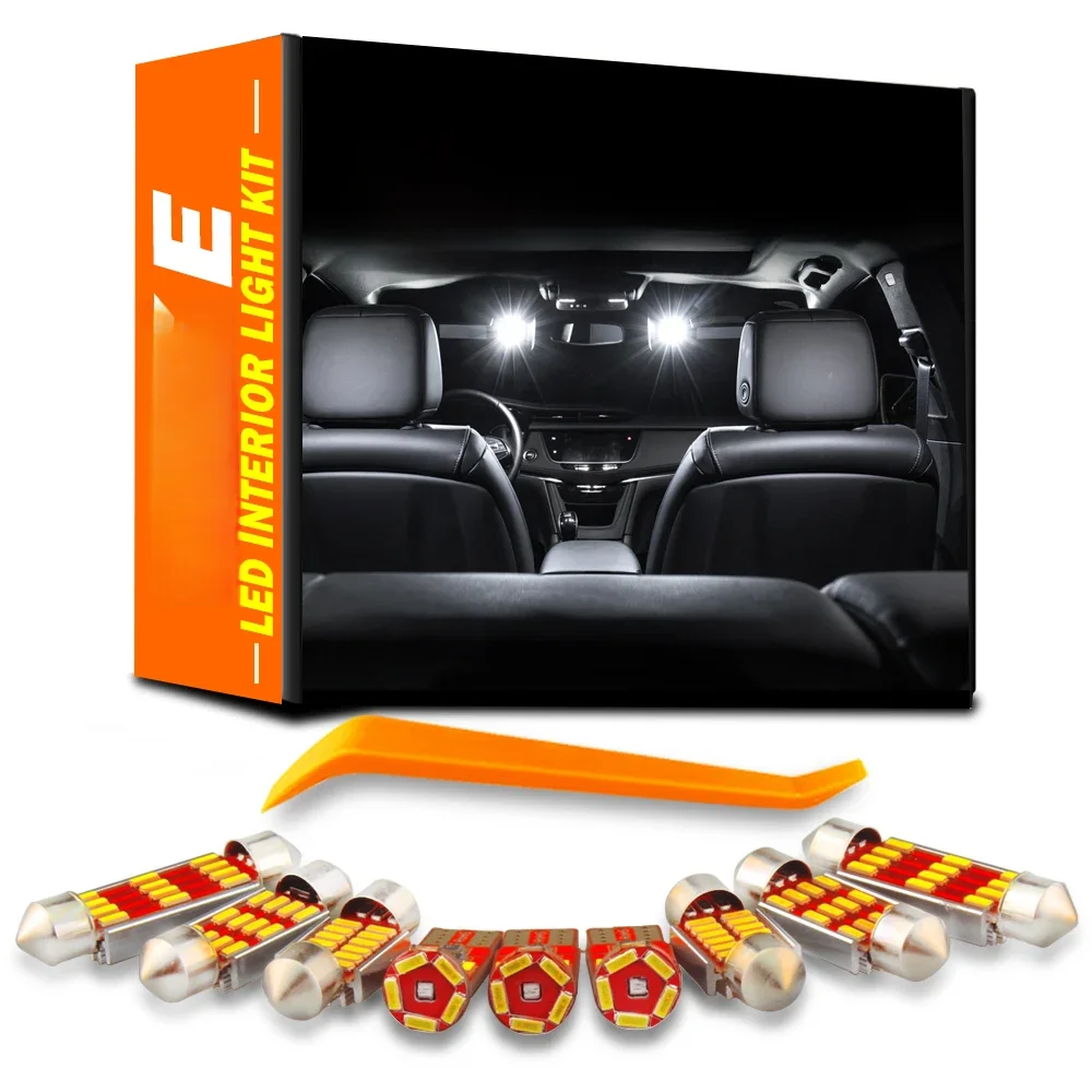 Zestaw żarówek LED do wnętrza samochodu TPKE Canbus do VW Volkswagen POLO 6R 6C 9N 9N3 6N 6N1 6N2 1994-2017 Światło bagażnika z mapą — zdjęcie 2