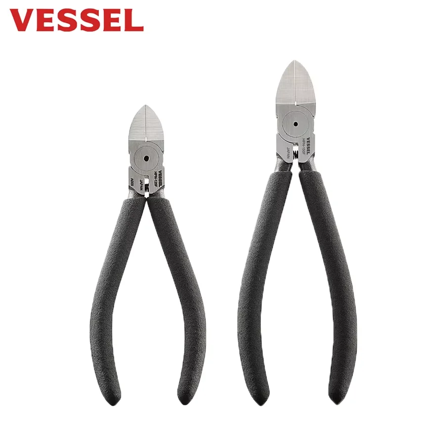 VESSEL HPN-125F HPN-150F Plastic Nippers Precision Wire Cutter Gundam Model Scissors for Cutting Model Flat-Nose Pliers