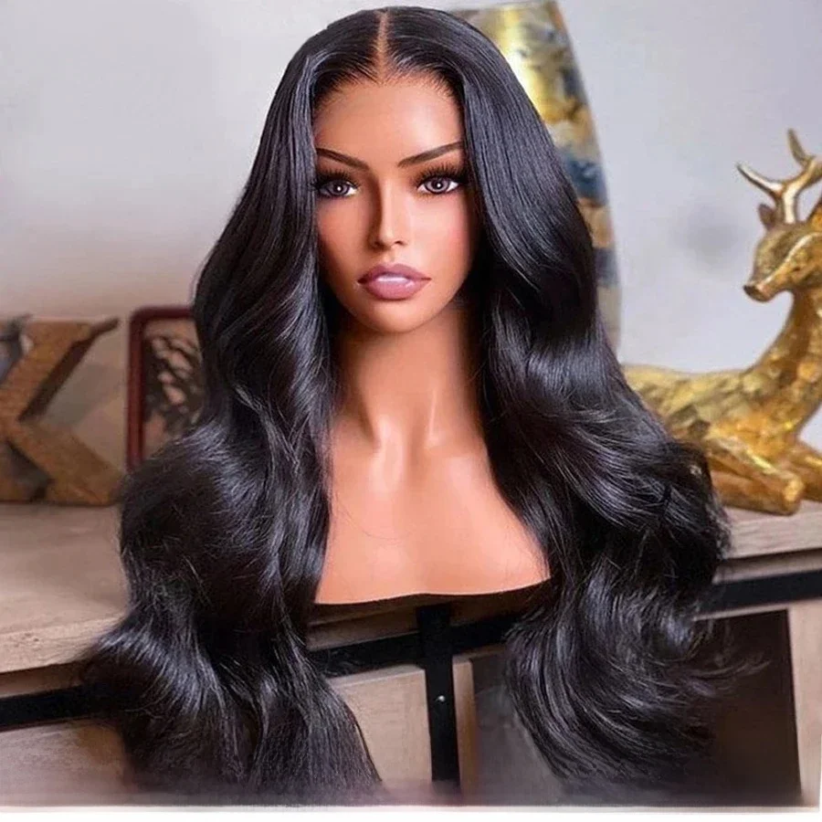 Wear And Go lijmloze pruiken van echt haar, voorgeplukt Braziliaanse body wave 13x6 HD kant frontale pruiken van echt haar voor vrouwen, klaar om te dragen - afbeelding 2