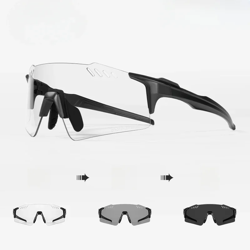 AliExpress SCVCN Fashion Rimless Cycling Glasss Outdoor Sports Running Drving Sunglasses for Men Fishing Goggles Mtb Bicycle Eyewear 1 Lens