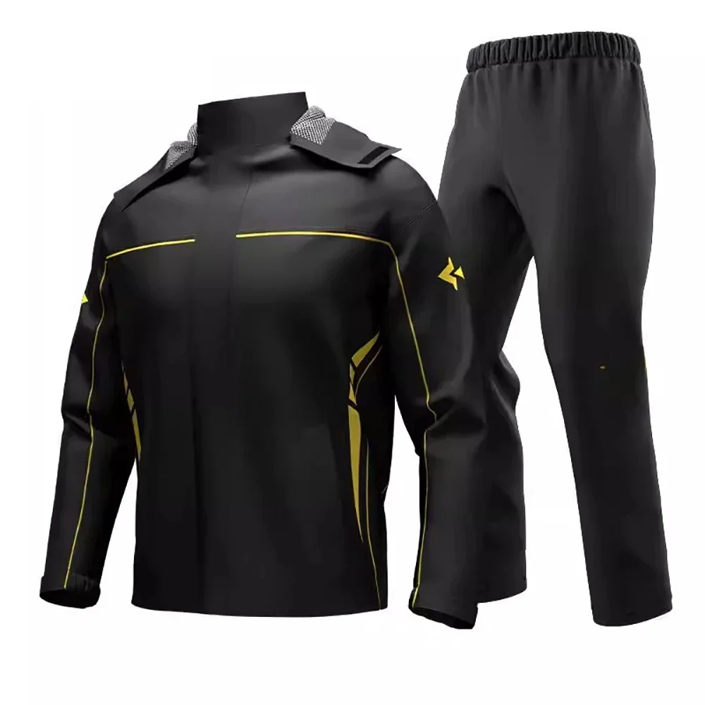 AliExpress Motorcycle Rainsuit Split Raincoat Reflective Thin Windproof Waterproof Jacket Pants Cycling Motorbike With Reflective Strip