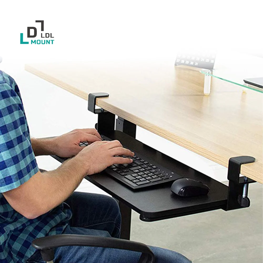 LDL-MOUNT keyboard tray under the desk Eldi Elle Mt Clamp APL-KT52