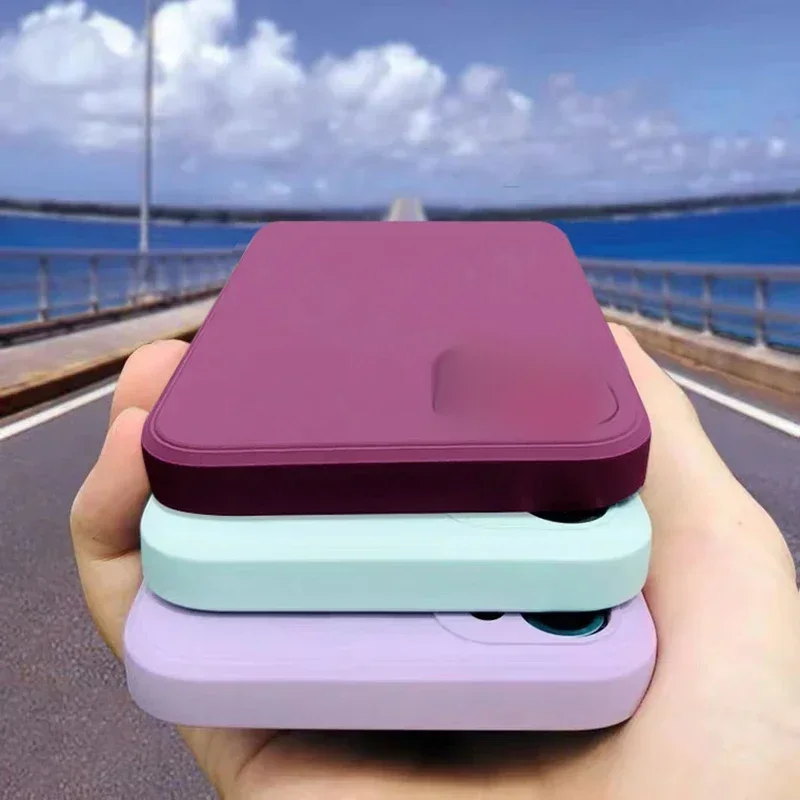 Oryginalne etui na telefon z płynnego silikonu do iPhone'a 17 16 15 14 13 11 12 15 Pro Max Mini X XR XS 7 8, odporne na wstrząsy, tylna obudowa — 2
