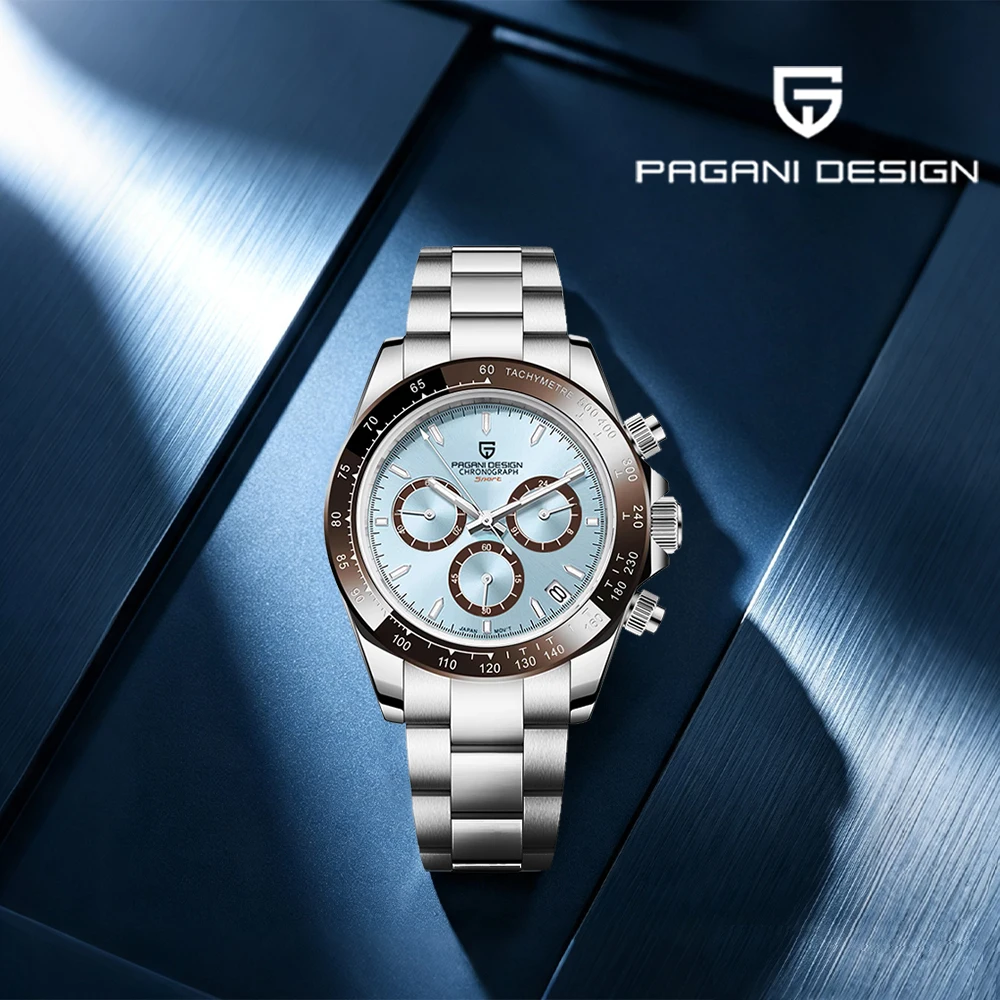 2026 Pagani design men's watches Top business fashion men's Chronograph Quartz Watches All-steel waterproof men's watch Sapphire
