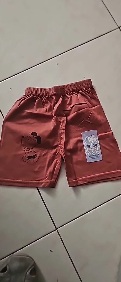 Children Shorts for Boys Girls Kids Clothes Cotton Solid Breathable Summer Baby Short Pants Casual Sports Beach Shorts Elastic photo review