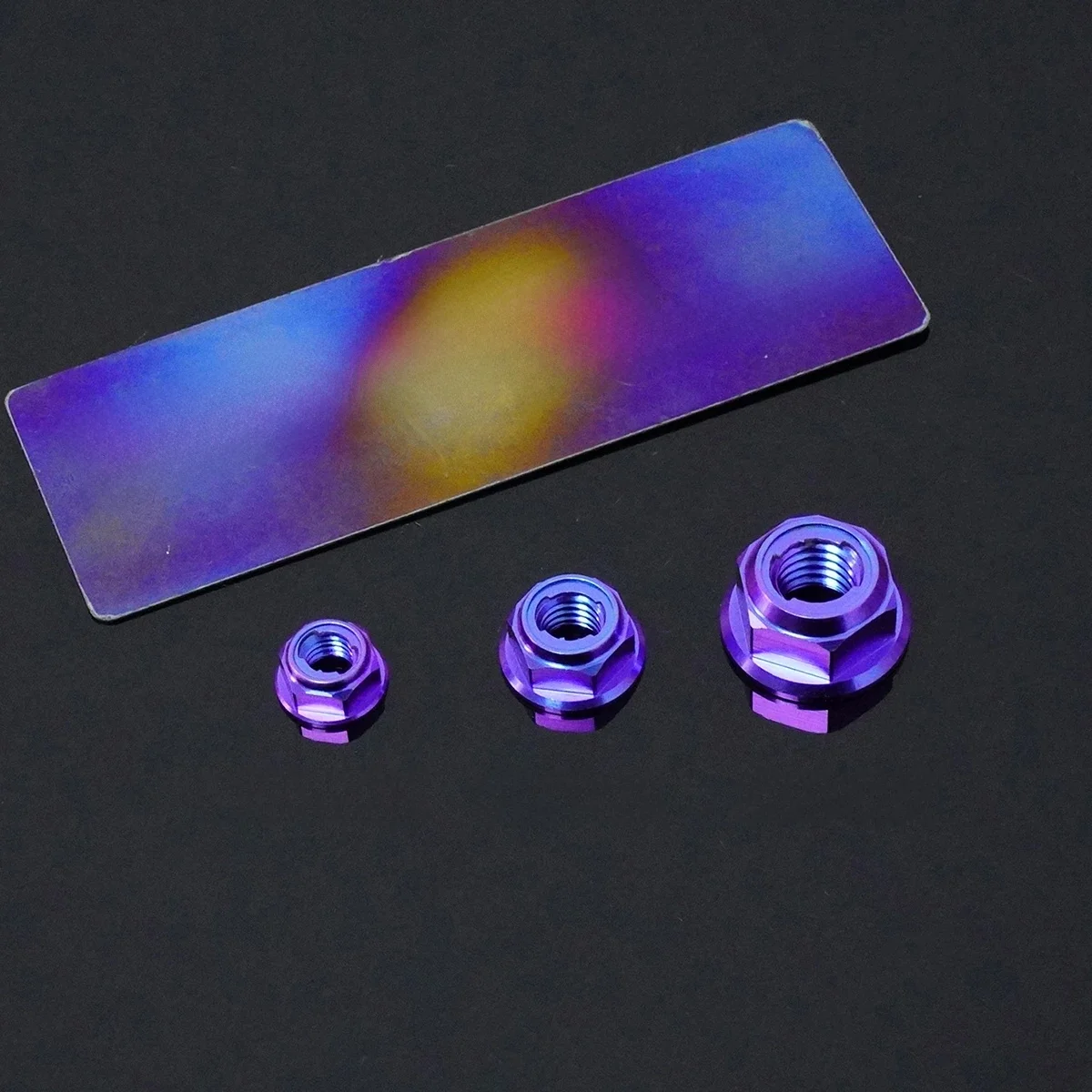 AliExpress RTAMO Titanium Flange Nut M5 M6 M8 Metal Lock Nut for Motorcycle Bicycle Modification (1PC)