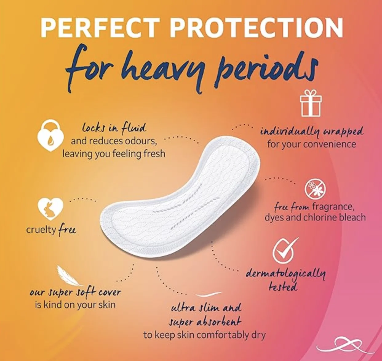 80 Count Cotton Feel Fresh Normal Panty Liners Feminine Women Hygiene High Absorbency Extra Thin Sanitary Period Menstrual Pad