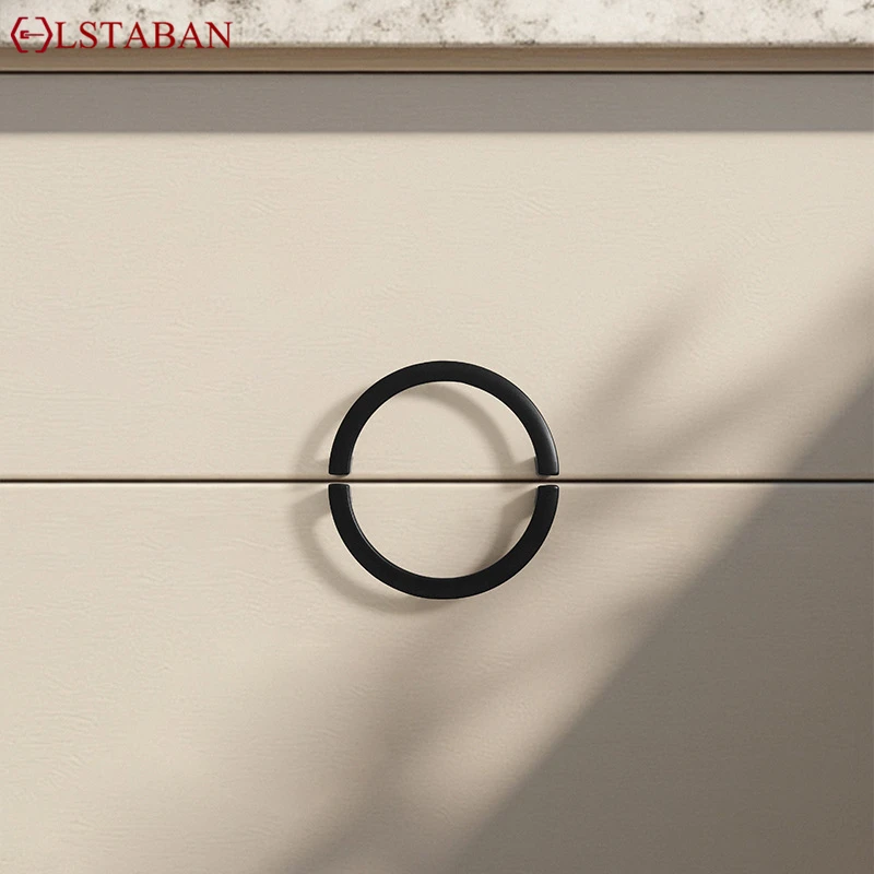 북유럽 알루미늄 합금 캐비닛 손잡이 반원형 주방 캐비닛 손잡이 가구 옷장 원형 손잡이 하드웨어 슬라이드 당김 손잡이