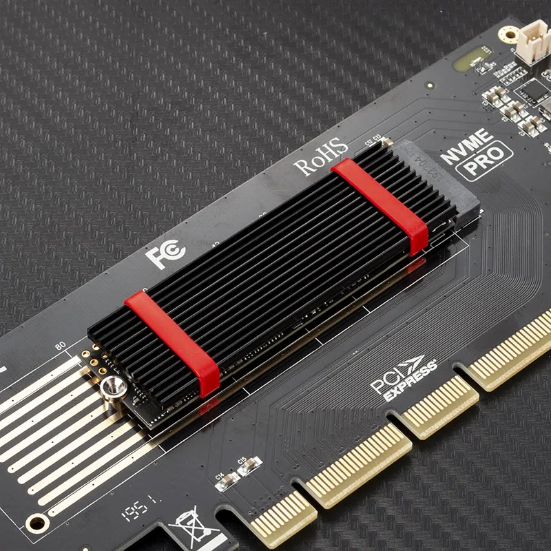 M.2 Heatsink with M.2 Thermal Pad for 2280 M.2 PCIe 4.0/3.0 NVMe SSD