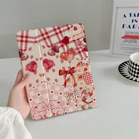 Lindo lazo fresa adecuado para iPad A16 2024 11 pulgadas 2025 Air 5/4 10,9 pulgadas iPad 10 9,7 10,2/10,5 Mini 6/5 con ranura para bolígrafo