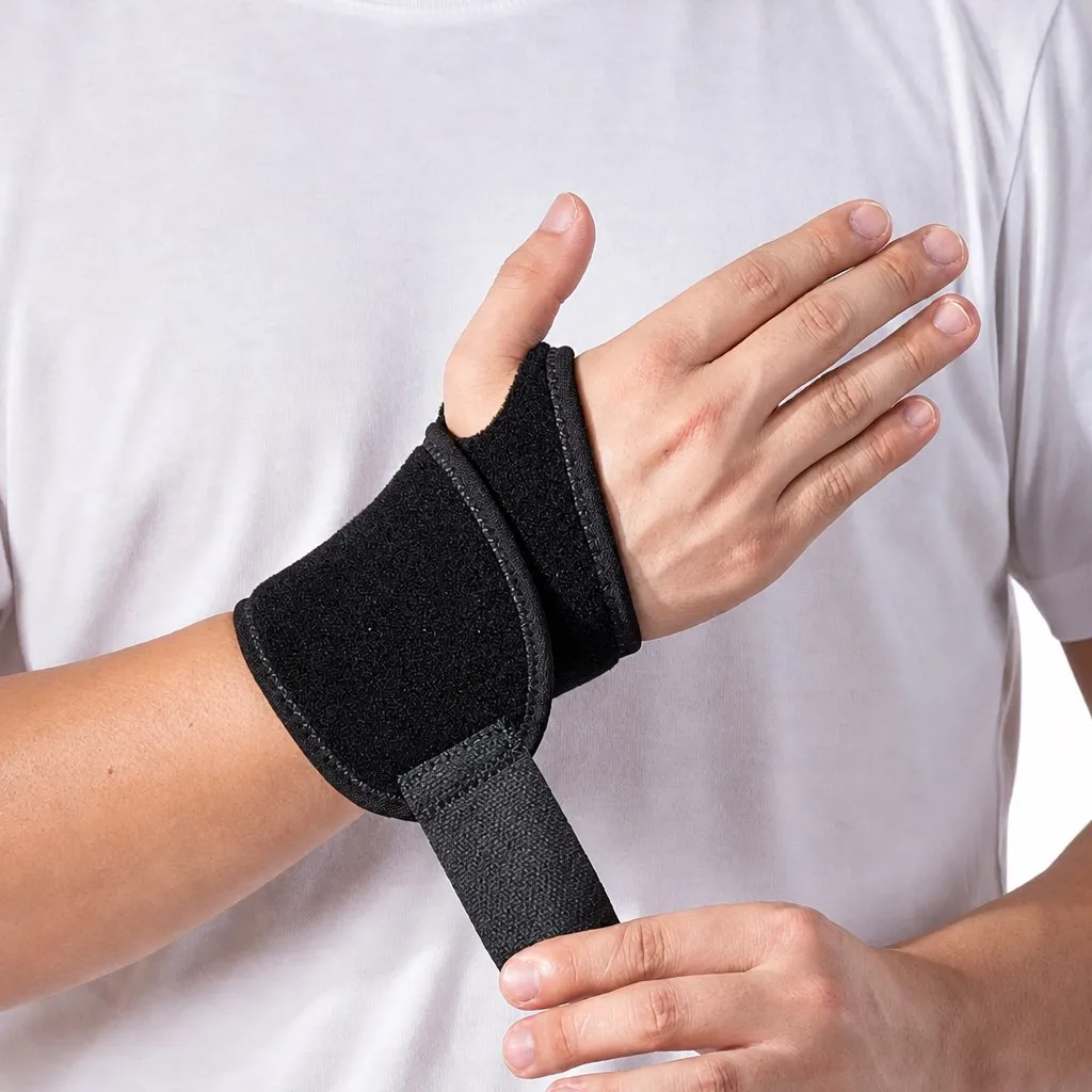 Adjustable Wrist Brace Perfect for Women Men Sport Support Gym Wrap Strap Hand Carpal Tunnel Brace Fitness Suitable Hand Sports